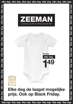 Zeeman folder voorblad