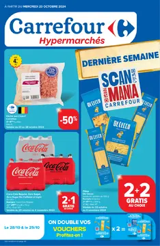 Carrefour couverture de brochure