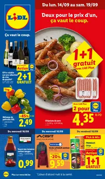 Lidl couverture de brochure