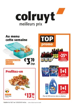 Colruyt couverture de brochure