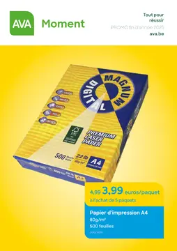 Ava couverture de brochure