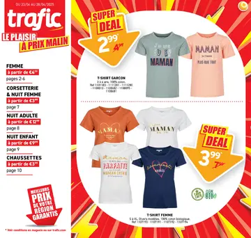 Trafic couverture de brochure