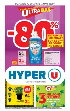 Hyper U couverture de brochure
