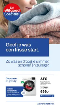 Dé Witgoed Specialist folder voorblad