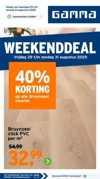 GAMMA folder voorblad