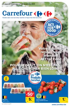 Carrefour Market couverture de brochure