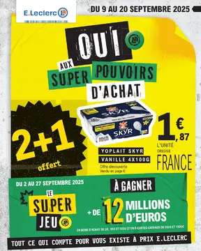 E.Leclerc couverture de brochure