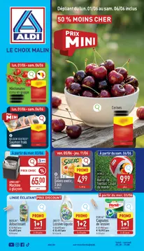 ALDI couverture de brochure