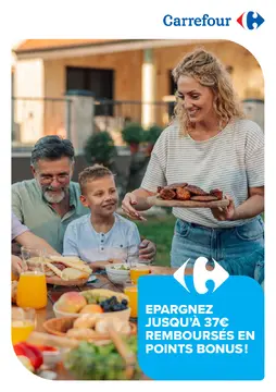 Carrefour couverture de brochure