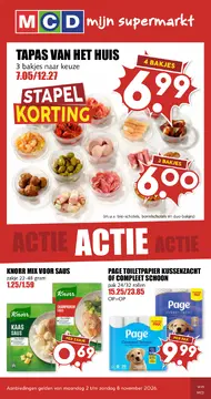 MCD Supermarkt folder voorblad