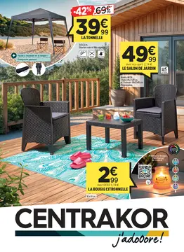 Centrakor couverture de brochure
