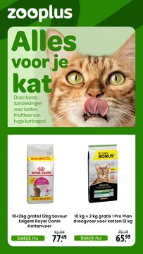Zooplus folder voorblad