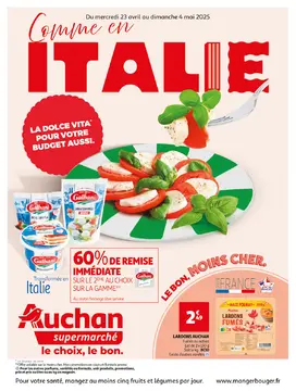 Auchan folder voorblad