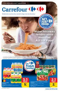 Carrefour Market couverture de brochure