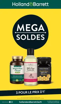Holland & Barrett couverture de brochure