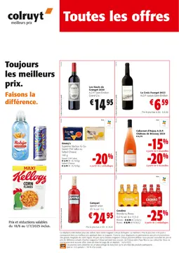 Colruyt couverture de brochure