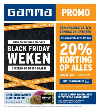 GAMMA folder voorblad