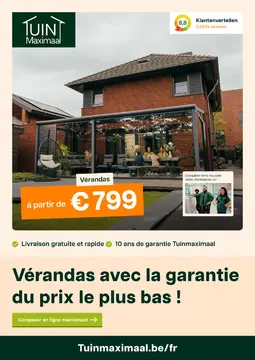 Tuinmaximaal couverture de brochure