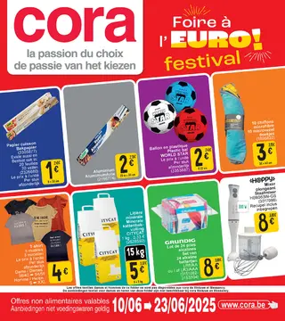 Cora couverture de brochure