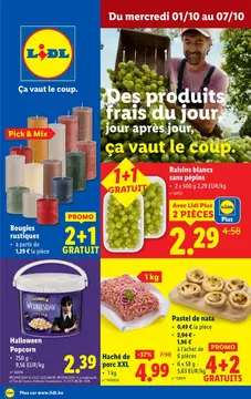 Lidl couverture de brochure