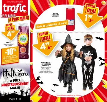 Trafic couverture de brochure