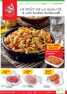 Renmans couverture de brochure