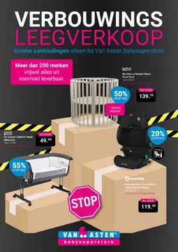Van Asten BabySuperstore folder voorblad