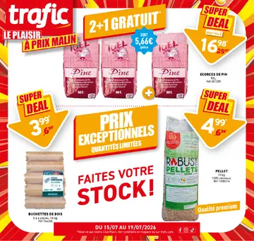 Trafic couverture de brochure