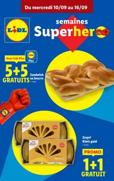 Lidl couverture de brochure