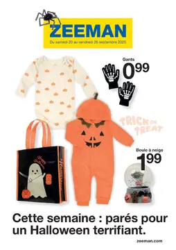 Zeeman couverture de brochure