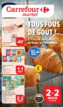 Carrefour Market  couverture de brochure