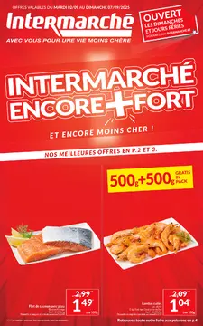 Intermarché couverture de brochure