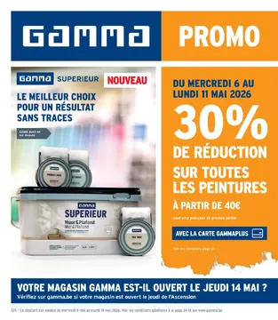 GAMMA couverture de brochure