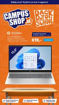 Campusshop folder voorblad