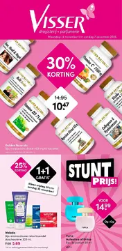 Visser Drogisterij folder voorblad