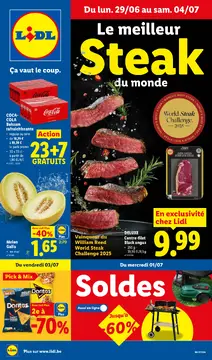 Lidl couverture de brochure
