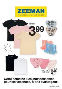 Zeeman couverture de brochure