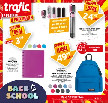 Trafic couverture de brochure