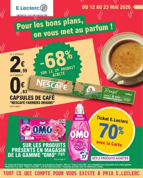 E.leclerc couverture de brochure