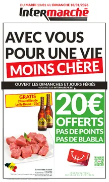 Intermarché couverture de brochure