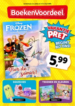 BoekenVoordeel folder voorblad