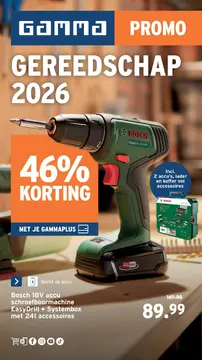 GAMMA Gereedschap folder voorblad