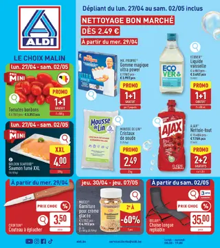 ALDI couverture de brochure
