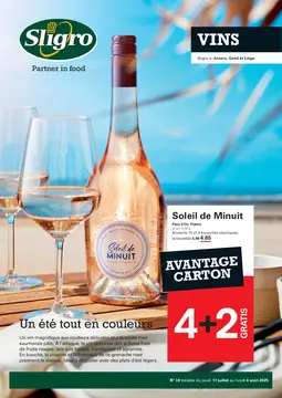 Sligro couverture de brochure