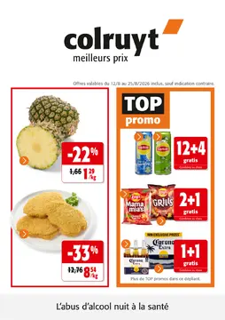 Colruyt couverture de brochure