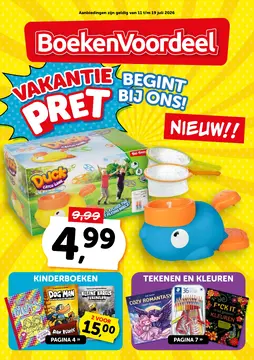 BoekenVoordeel folder voorblad