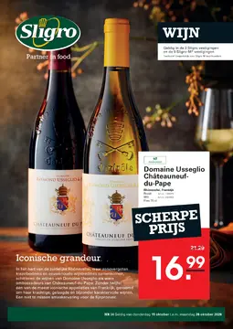 Sligro folder voorblad