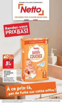 Netto couverture de brochure