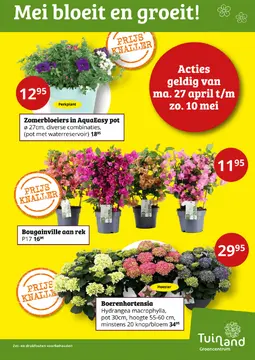 Tuinland folder voorblad