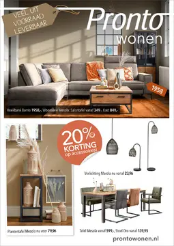 Pronto Wonen folder voorblad